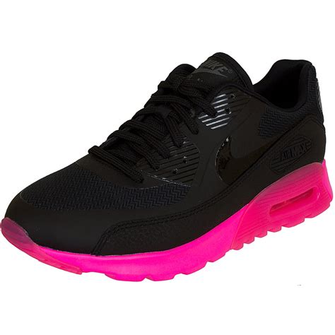 schwarze damen nike schuhe mit pinker umrandung|nike schuhe schwarz damen.